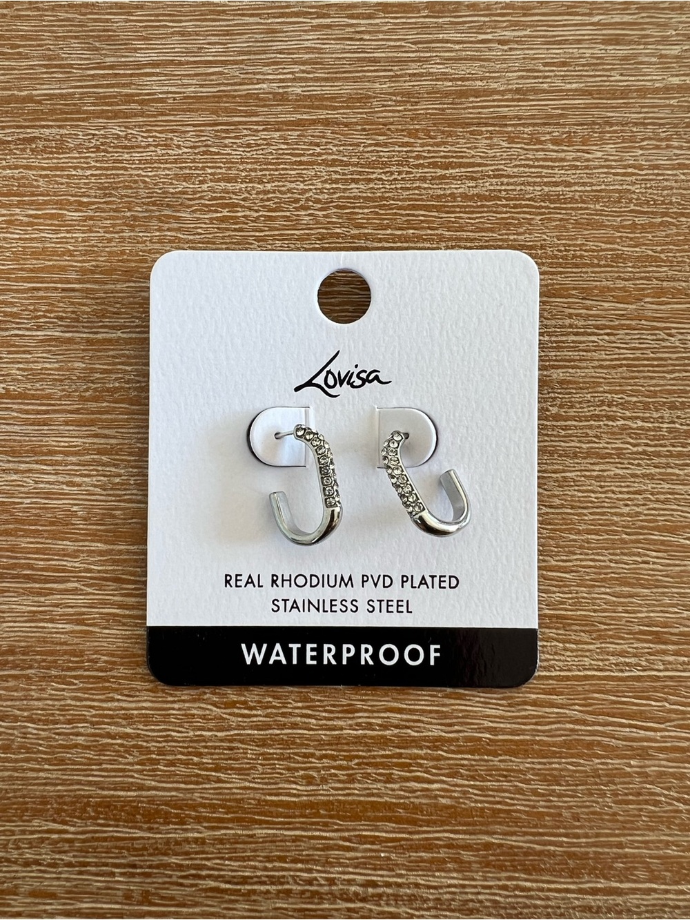 Silver Lovisa Huggie Hoop Earrings
